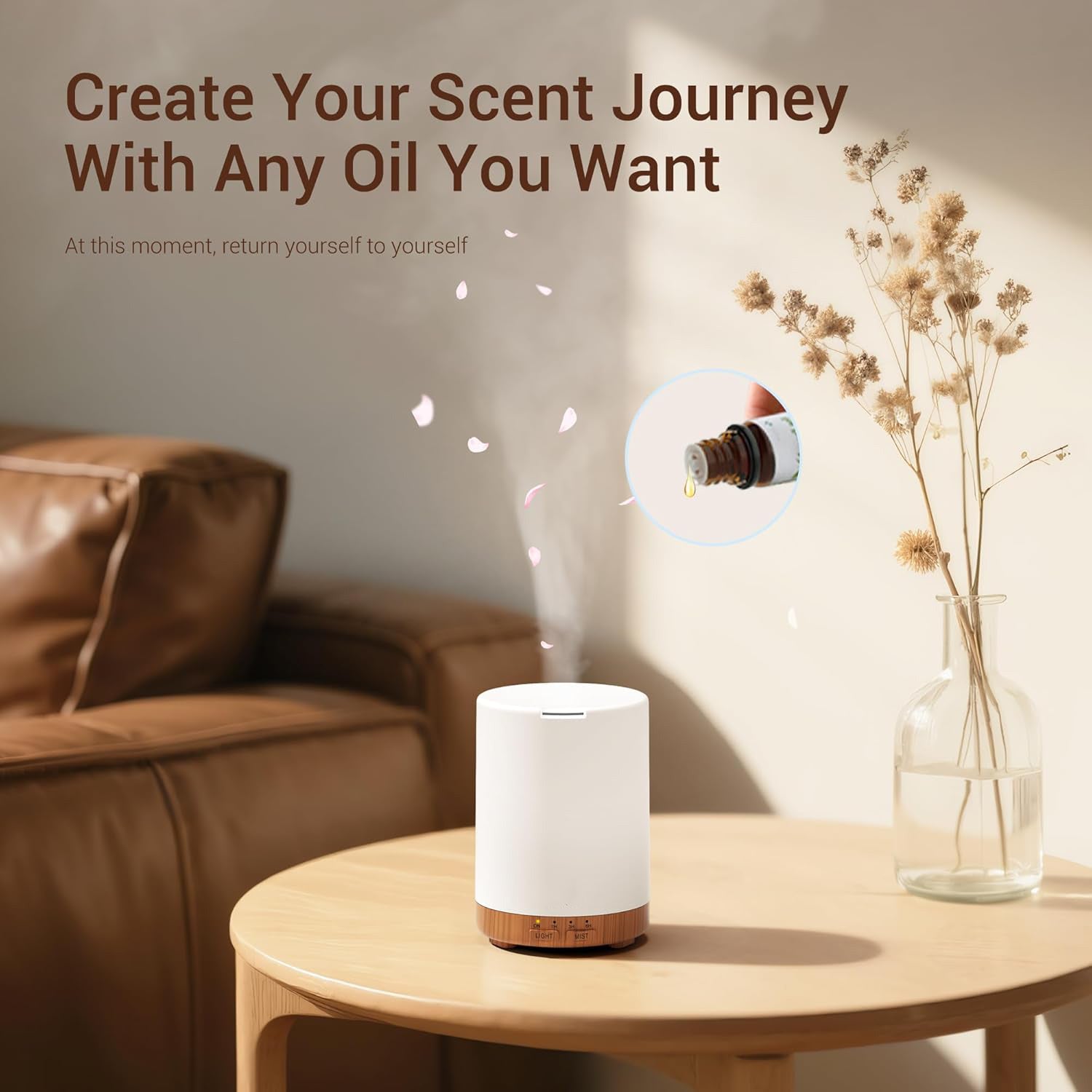 300ml Aromatherapy Diffuser with Oils
