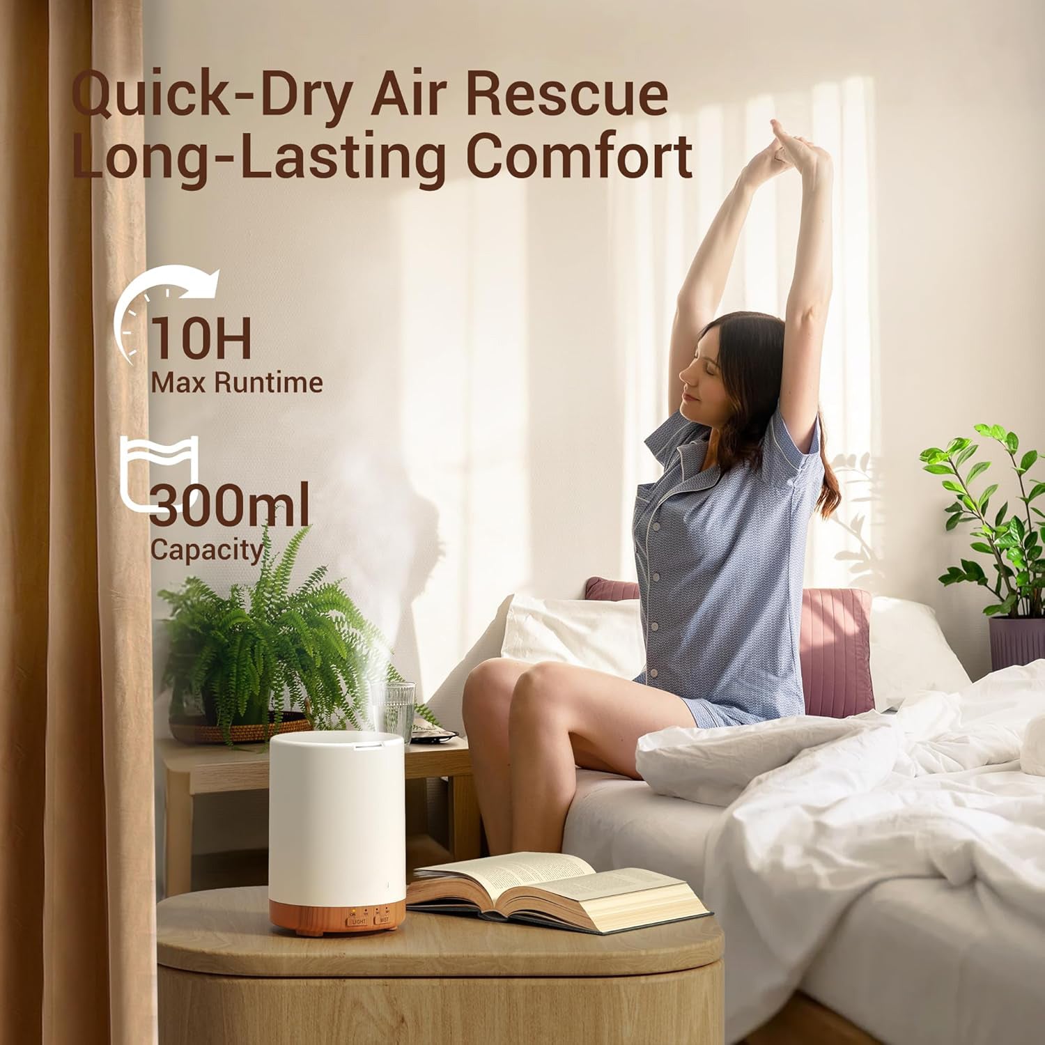 300ml Aromatherapy Diffuser with Oils