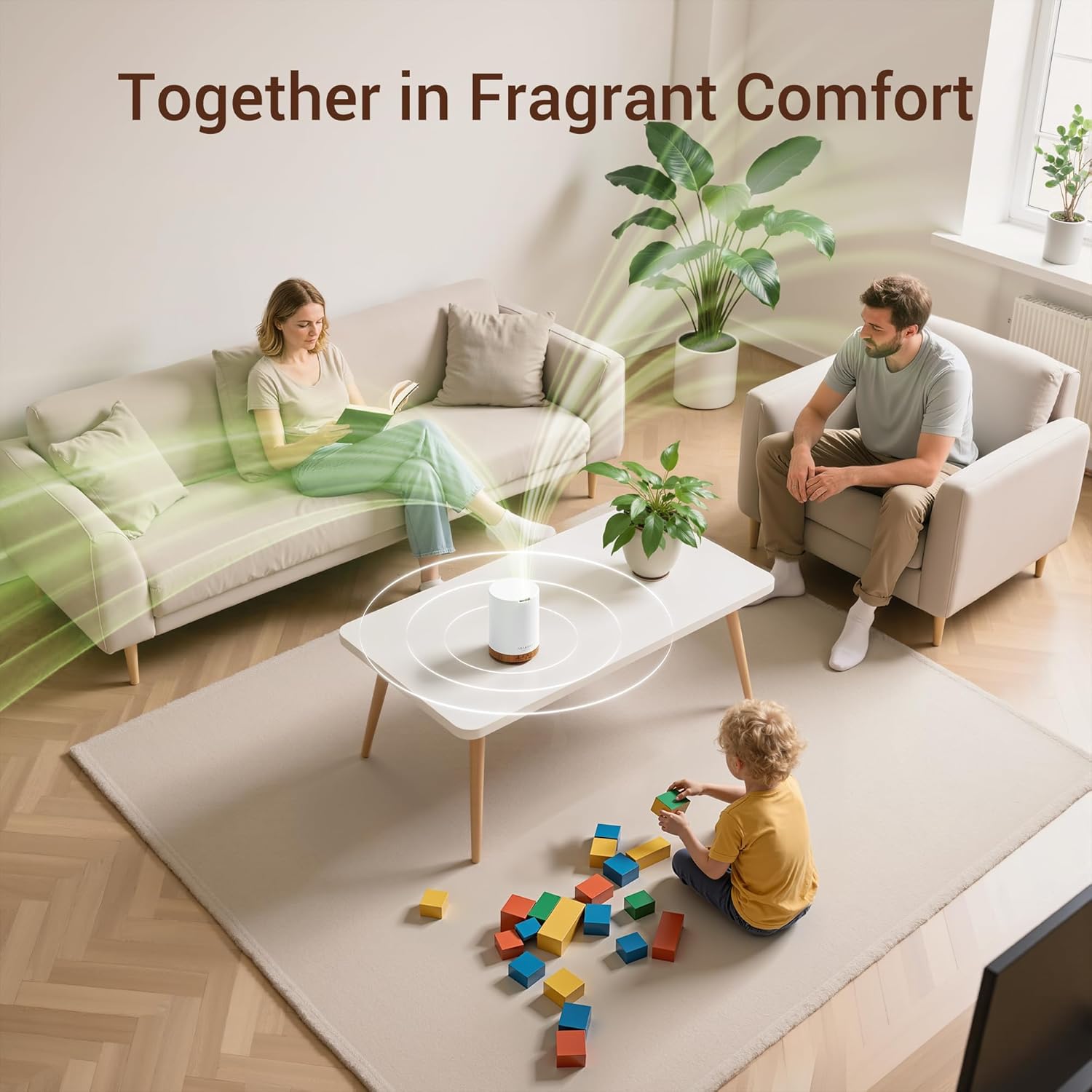 300ml Aromatherapy Diffuser with Oils