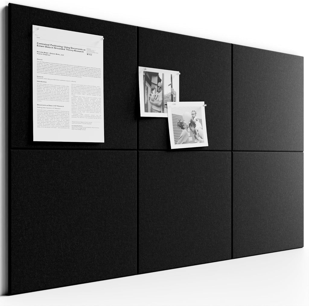 Large Felt Wall Tiles with Pushpins