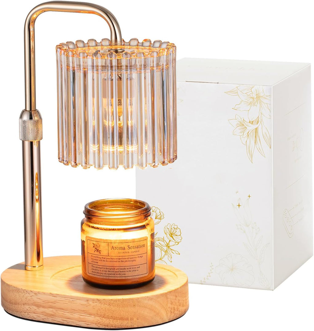 Candle Warmer Lamp with Timer & Bulbs